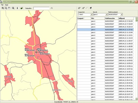 A pozíció idobeli változása