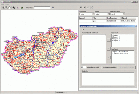 Az alkalmazás alaptérképe