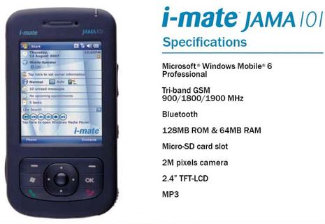 i-mate JAMA 101